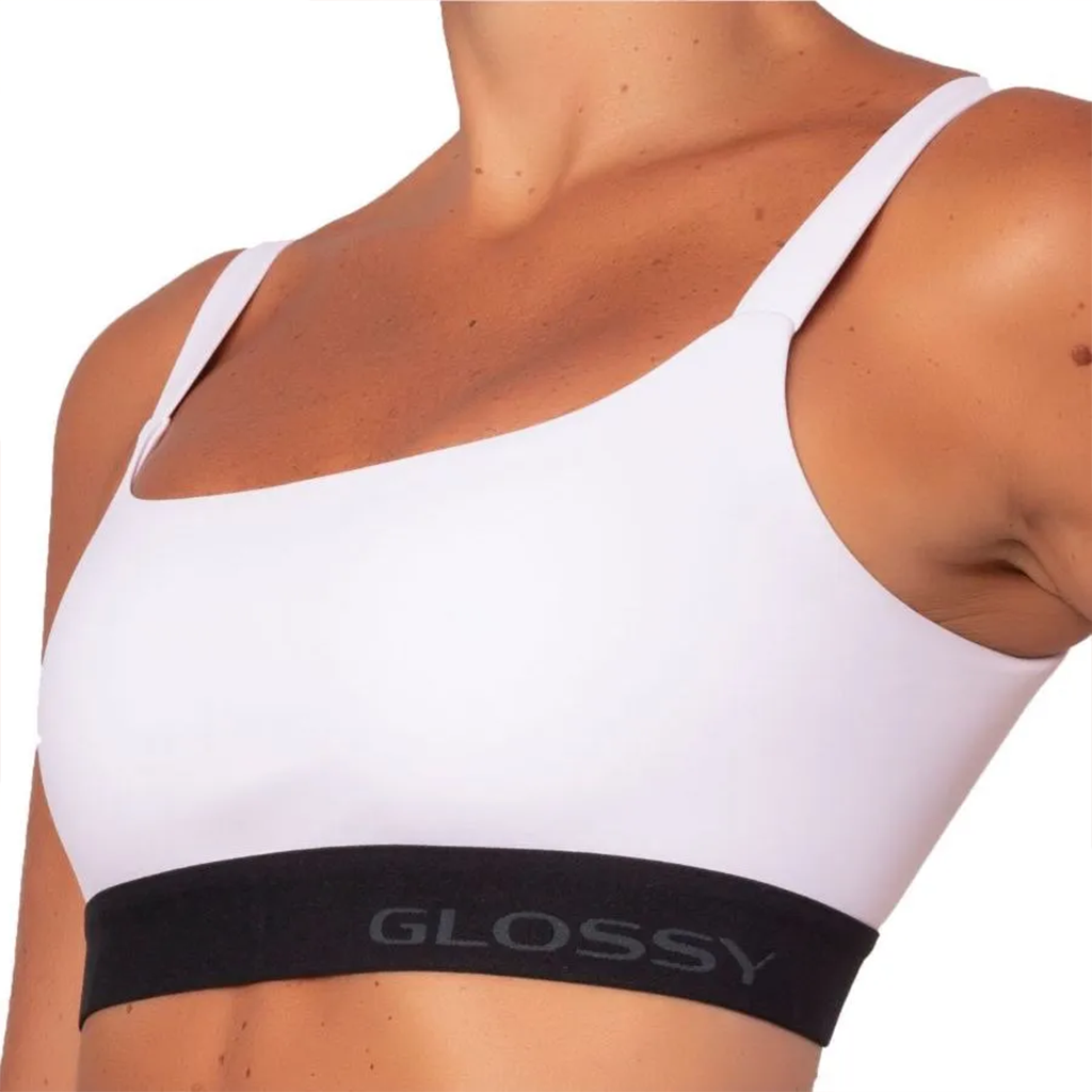 Glossy Branco Top