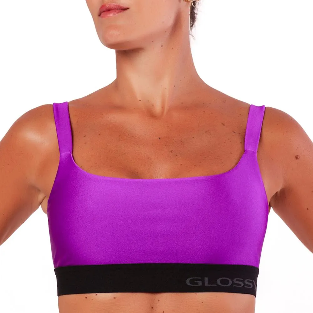 Glossy Fuchsia Top