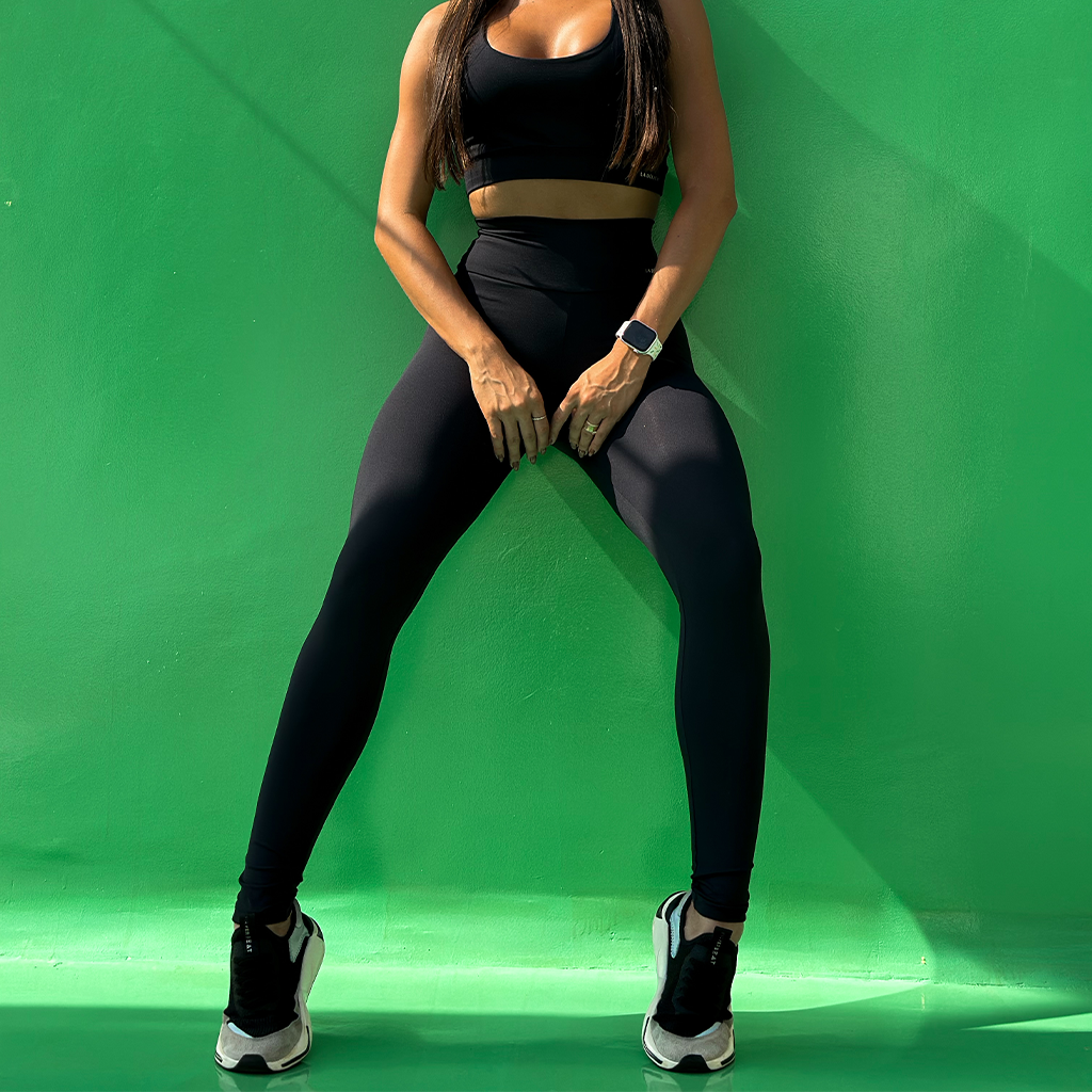 Iris Black Leggings