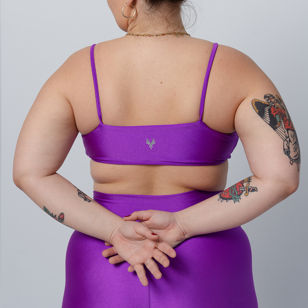 SHINE Fuchsia Drape Top