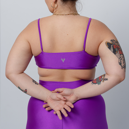 SHINE Fuchsia Drape Top