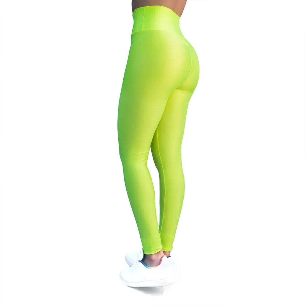 Glossy Lima Neon Leggings