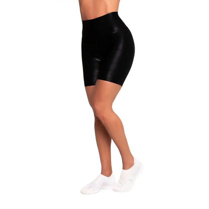 Glossy Preto Cirre Shorts