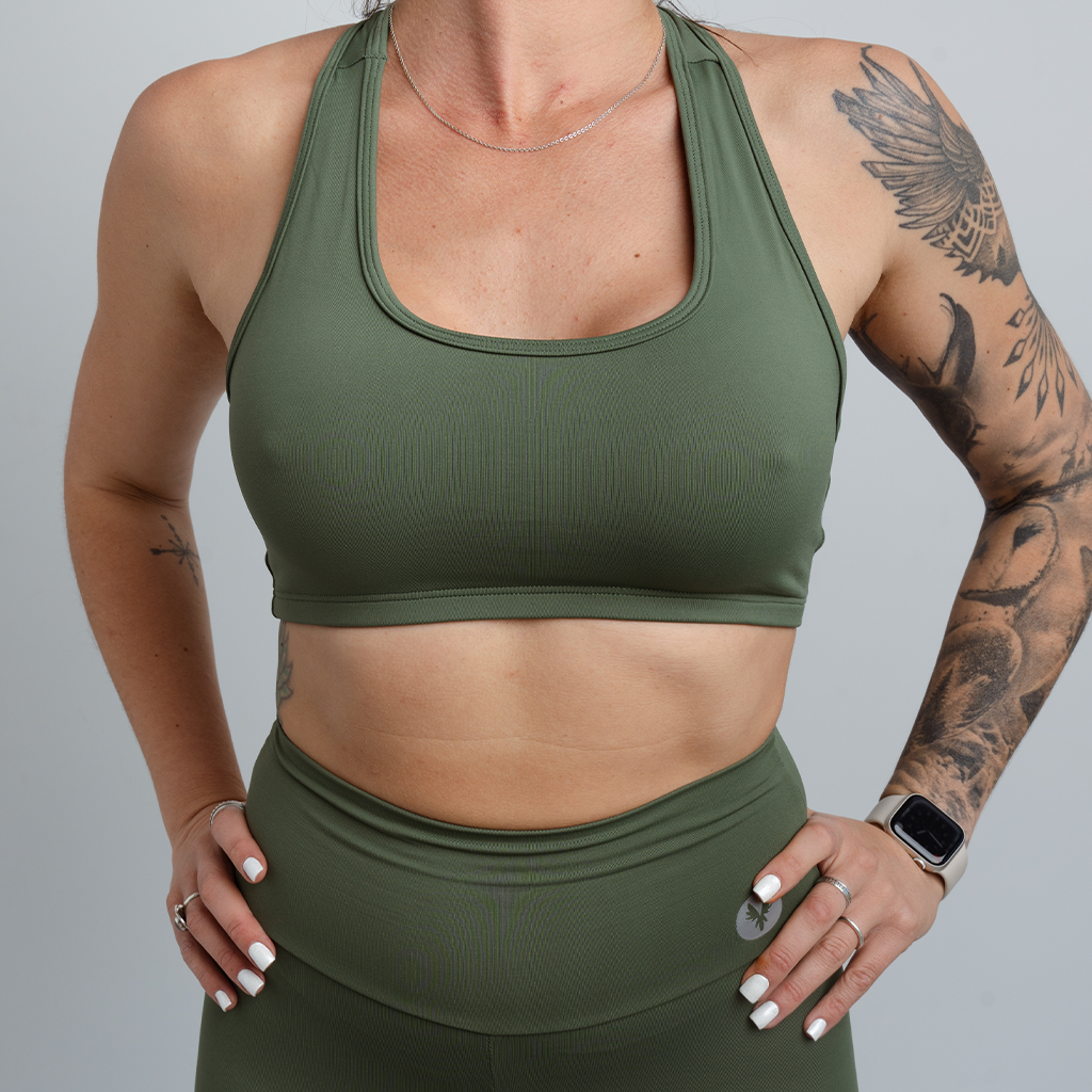 Synergy Verde Militar Racerback Top